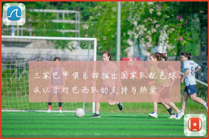 三家巴甲俱乐部推出国家队配色球衣以示对巴西队的支持与热爱